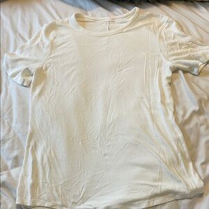 Lululemon Athletica Ribbed Cream Top